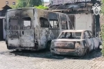 Последствия нападения террористов в Дагестане попали на видео