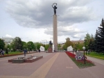 В Калуге на площади Победы заменят освещение