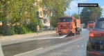 В Калуге 12 машин охлаждают асфальт в жару