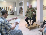 Портрет участника СВО написали калужские художники