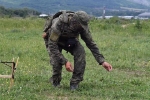 Рабочие заметили около кладбища десятилетний схрон с СВУ и боеприпасами