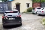 В российском городе нарушающий ПДД священник попался на своем внедорожнике