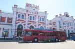 В Калуге по первому маршруту начал курсировать троллейбус-граффити