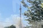 В приграничном российском регионе при атаке дронов ВСУ загорелась телевизионная вышка