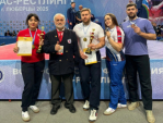 Восемь наград чемпионата России по мас-рестлингу привезли калужские атлеты