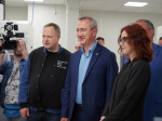 Губернатор Владислав Шапша и ректор МГТУ им. Н.Э. Баумана Михаил Гордин посетили Федеральный технопарк