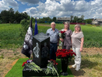 Памятник погибшему герою СВО открыли в Малоярославецком районе
